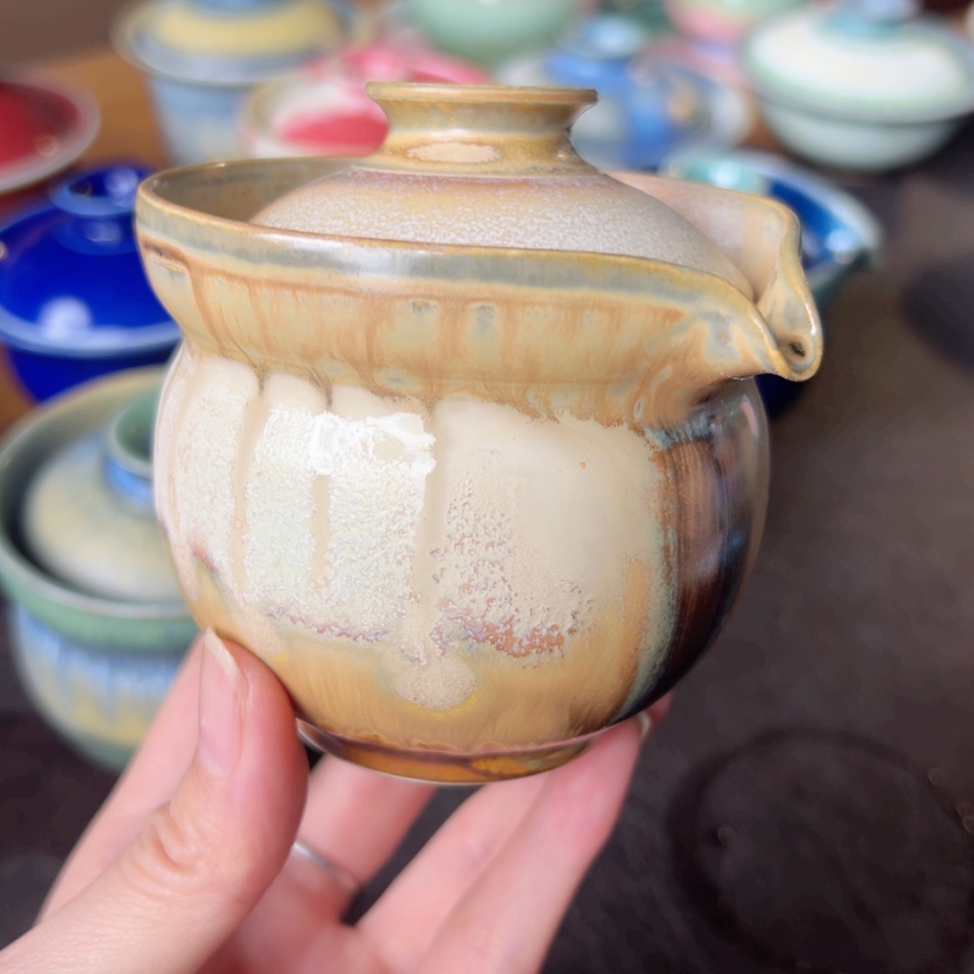 杯青現纯手工制作工艺柴烧