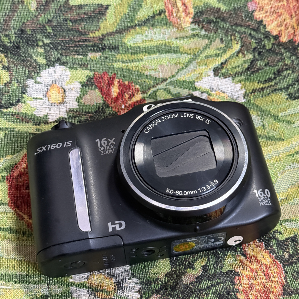 9新 Canon/佳能 sx160 黑色 1600万像素 16倍长焦相机 高清拍月亮