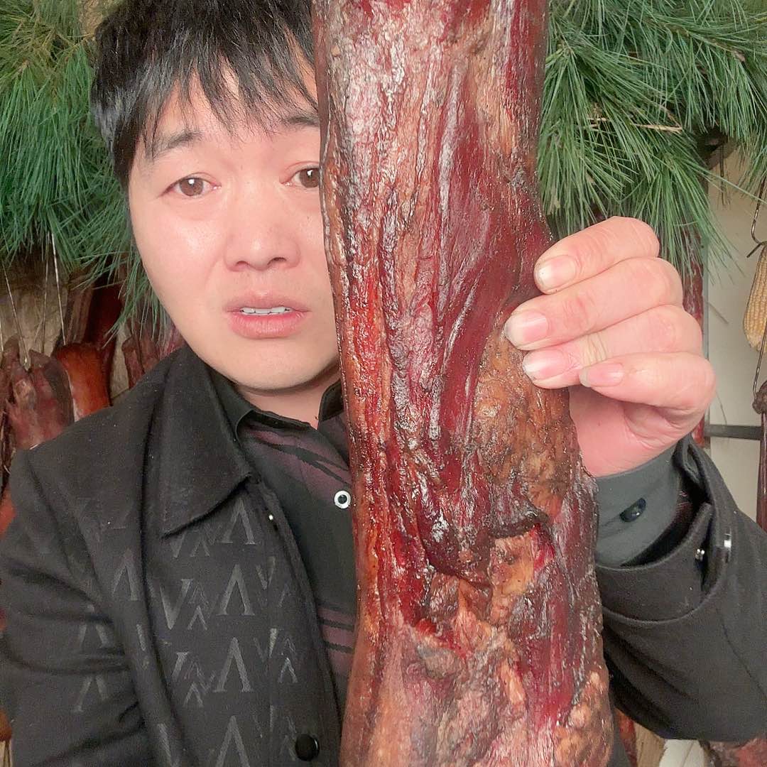 2.45斤斤五花肉后腿肉土猪腊肉