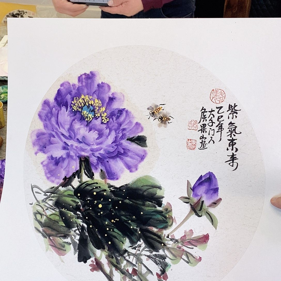 国画大风堂嫡传-侯果山老师作品路 