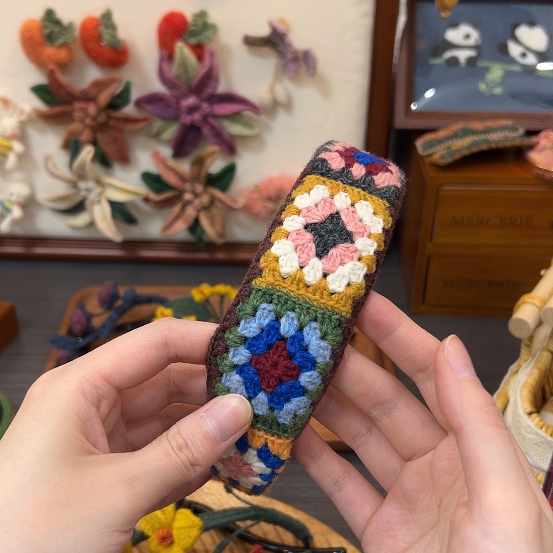 塑料钩织刺绣手工包包玩偶居家用品