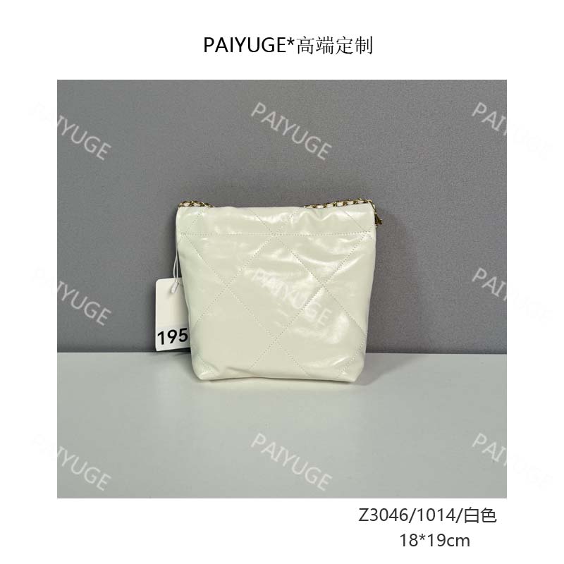 Z3046/1014/白色  paiyuge高端订制百搭女士手提单肩斜挎包1951