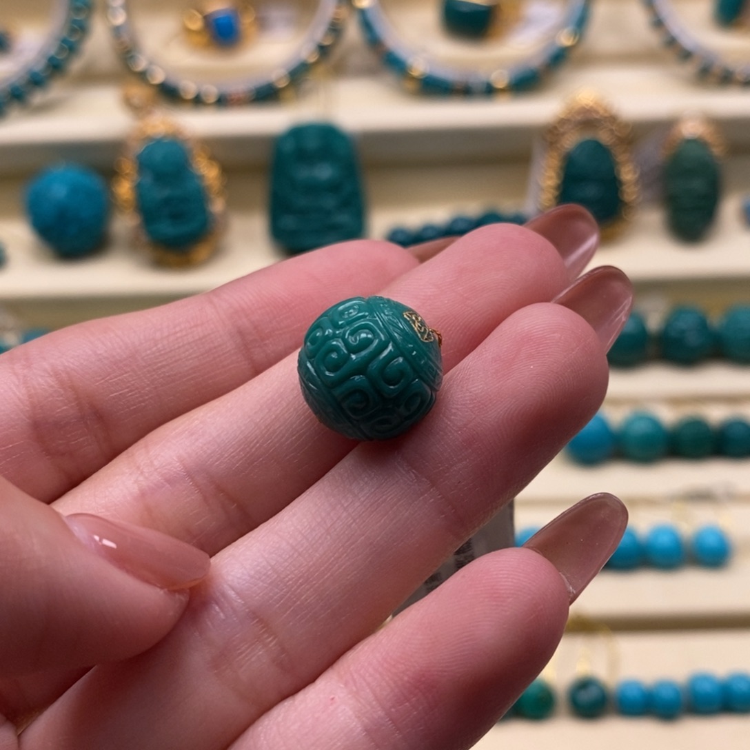 绿松石珠宝奇石未镶嵌