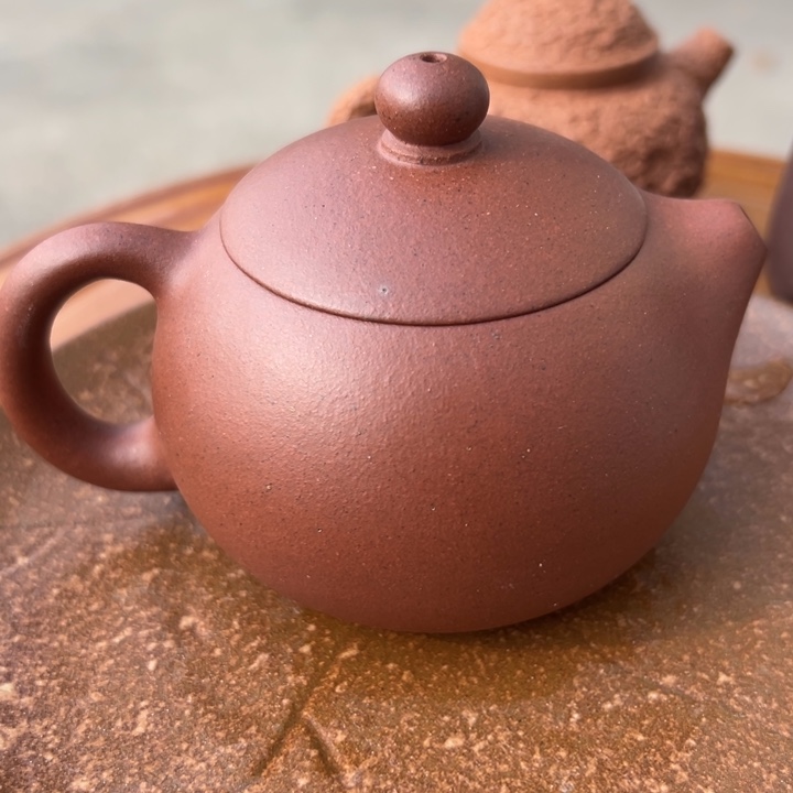 紫砂茶案紫泥西施180cc