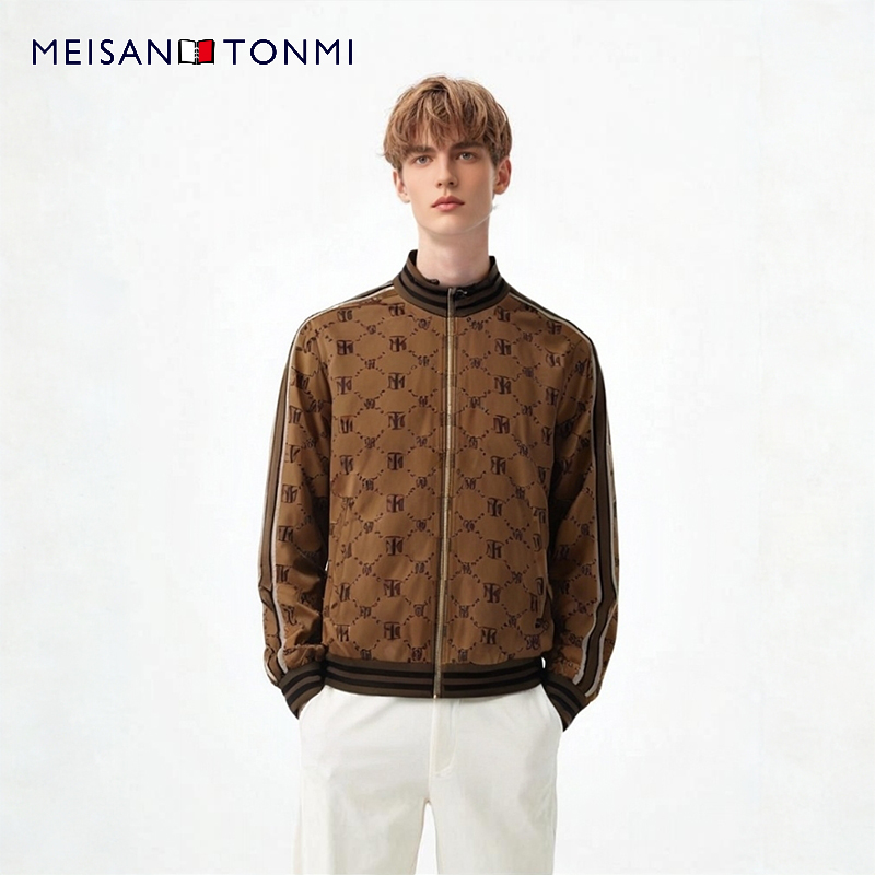 C32秋冬翻领工装风长袖防风男款夹克美式休闲保暖加厚男士外套