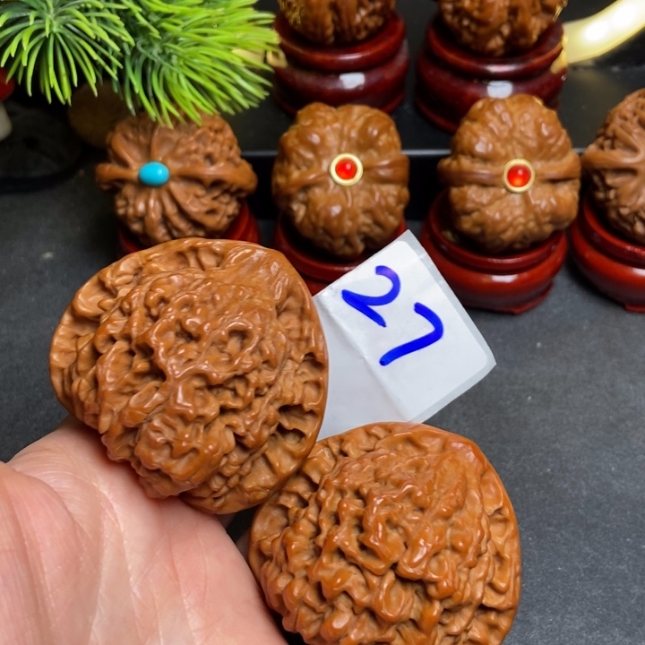 文玩核桃把件51官帽27