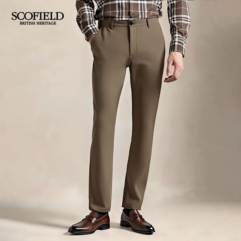 SCOFIELD男士25年秋季新款休闲潮流直筒舒适长裤休闲裤