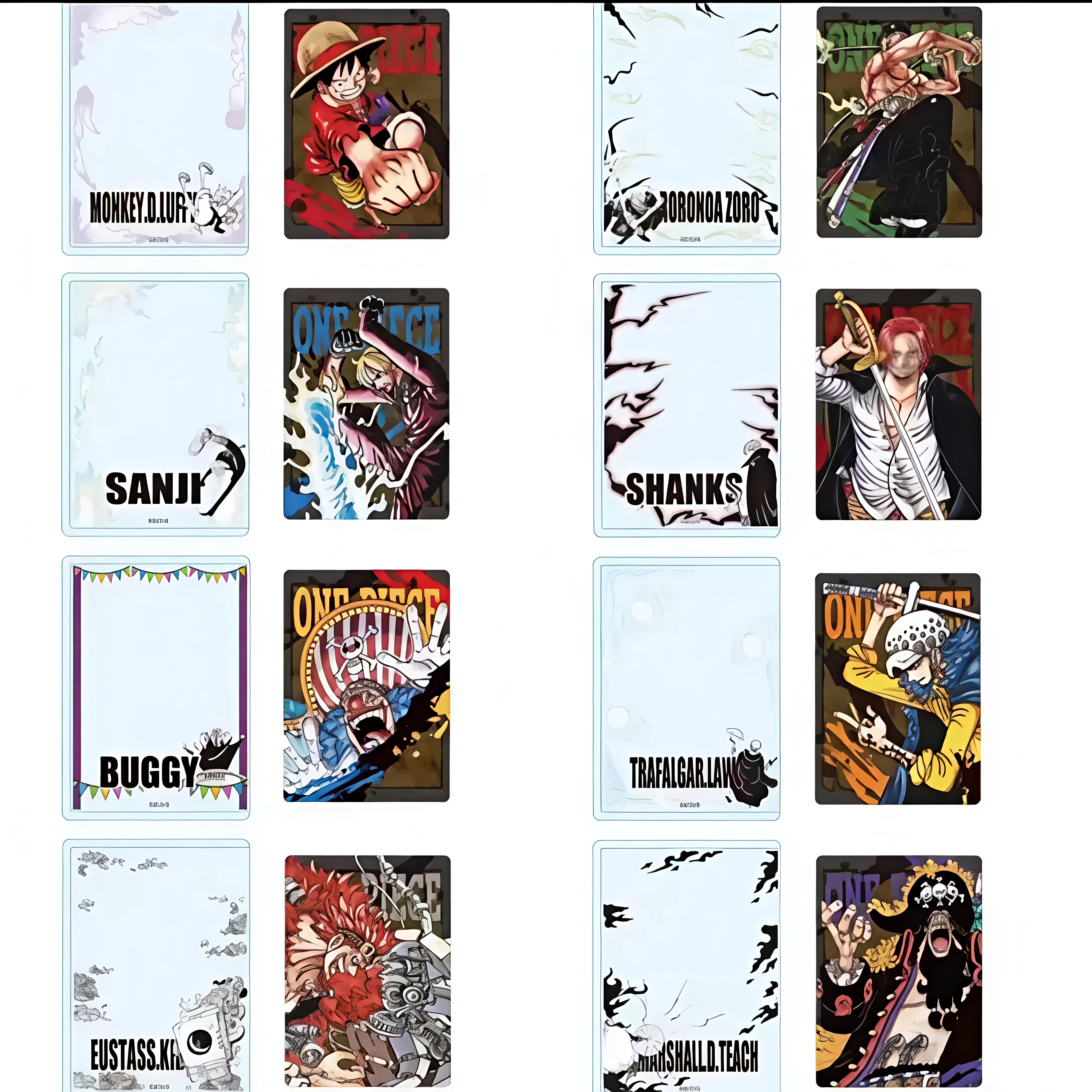 【喵宁】海贼王js2025原画卡套 盲盒代拆