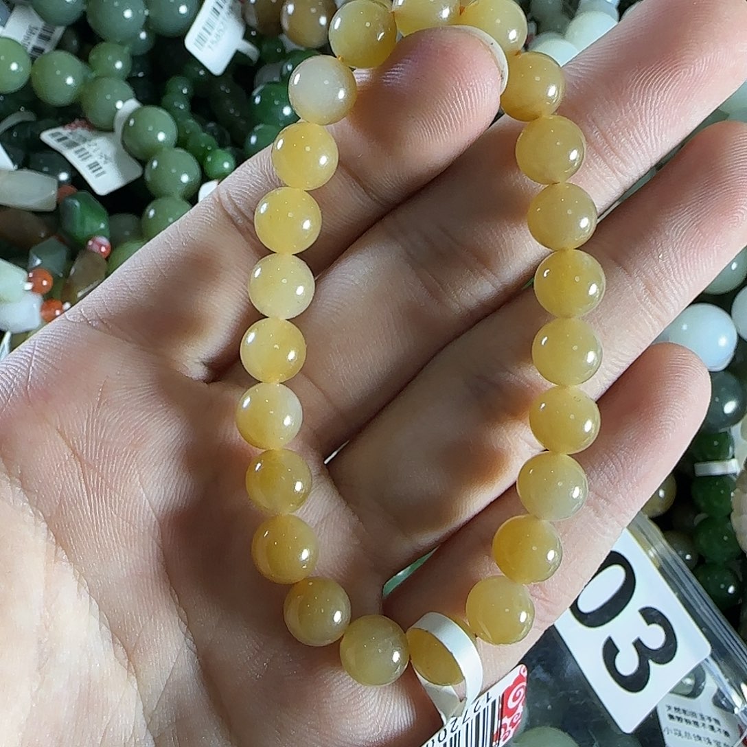 和田玉手链未镶嵌203