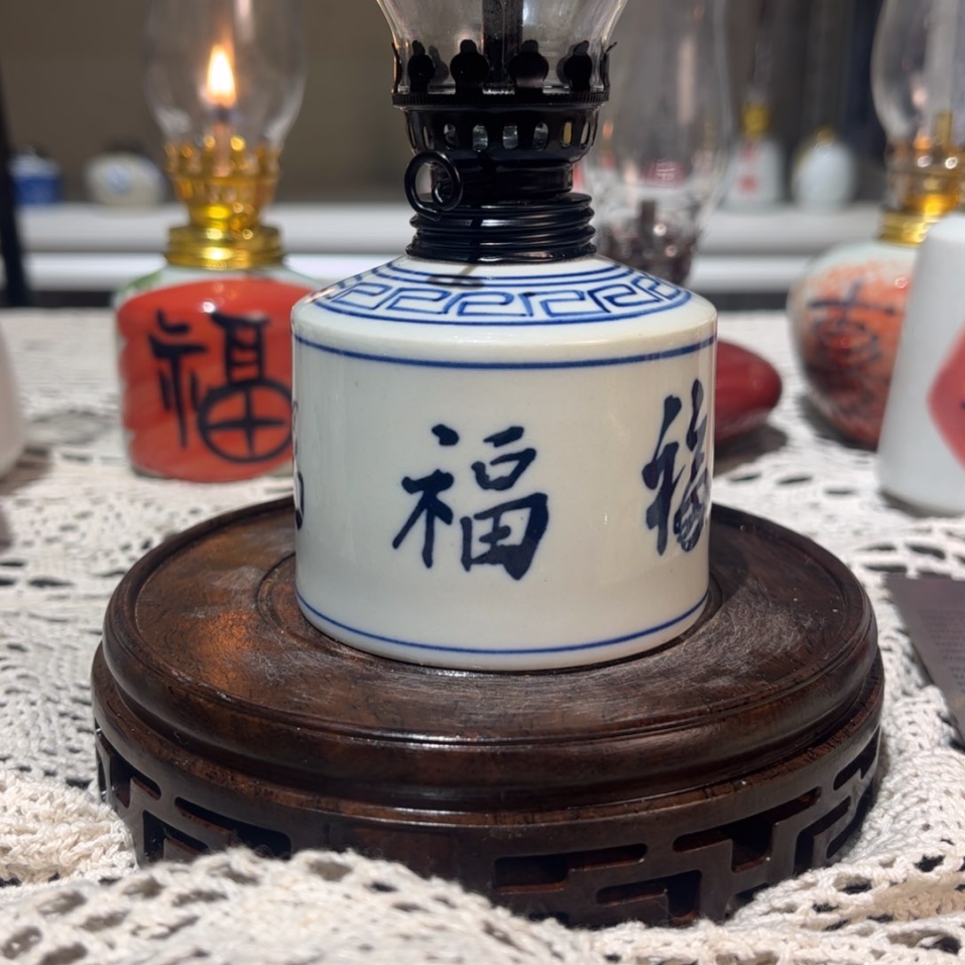 摆件景德镇陶瓷香薰灯