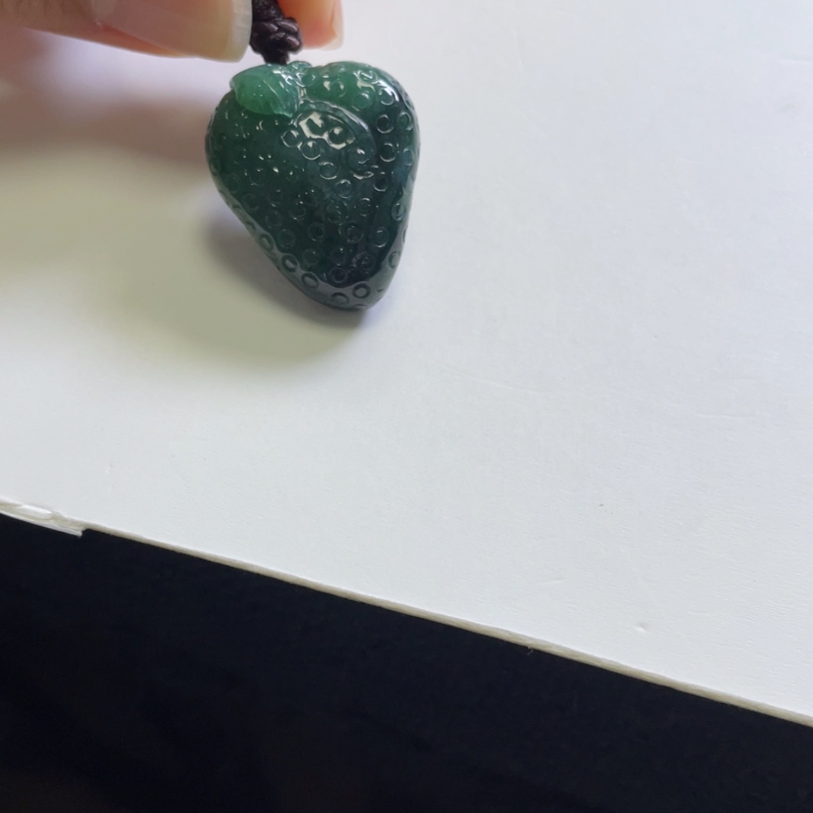 【闪购商品】翡翠未镶嵌吊坠(不含链)草莓吊坠