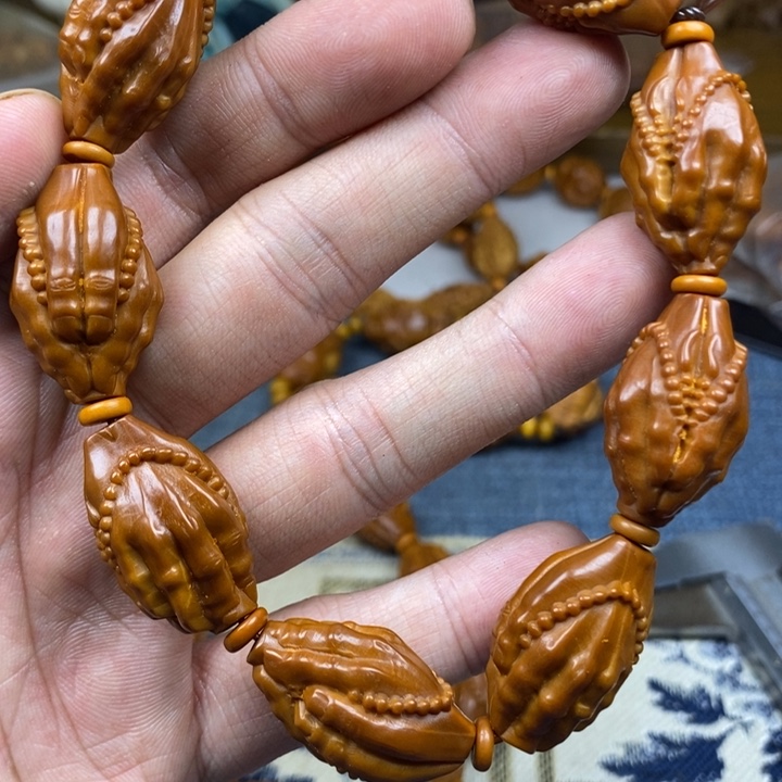 橄榄核手串/手链橄榄核雕工艺手串
