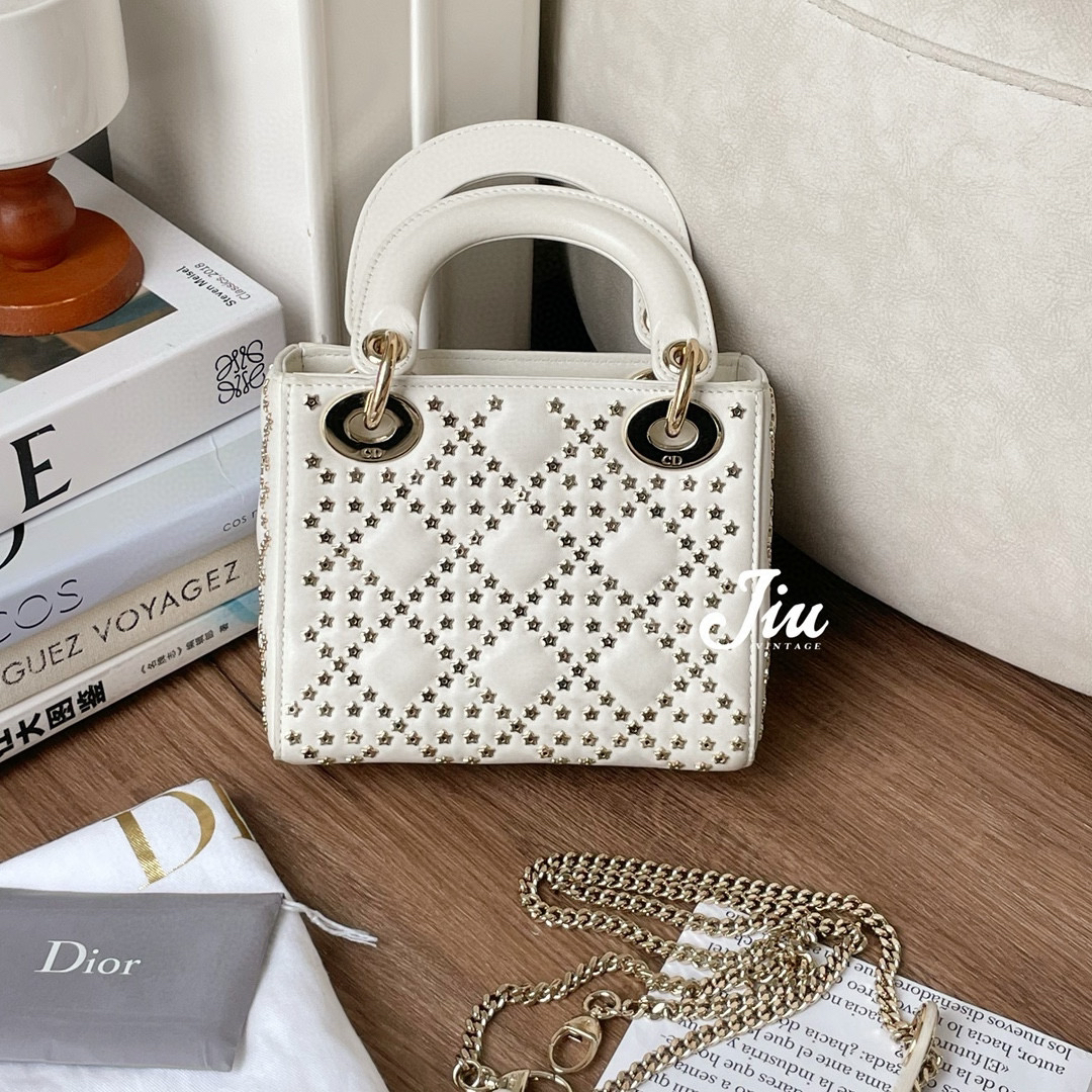 99新 DIOR/迪奥 七夕限定三格戴妃 手提包 JM2-7369