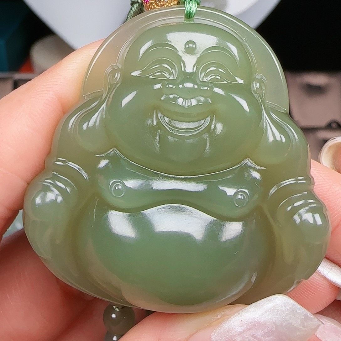 和田玉银S925镶嵌颈饰