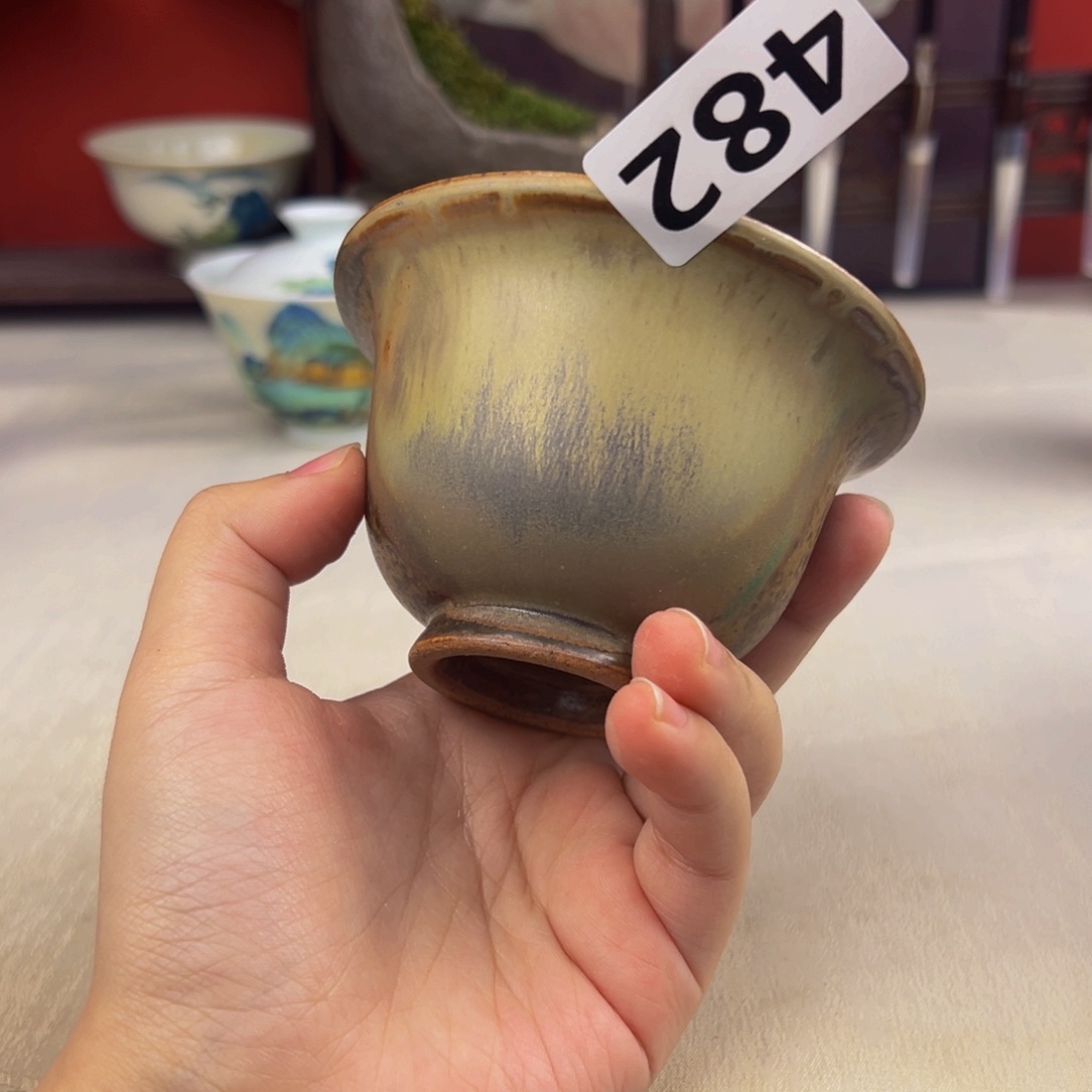 杯子纯手工柴烧主人杯