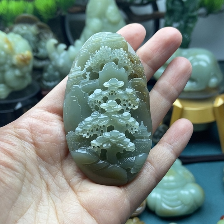 和田玉把件未镶嵌