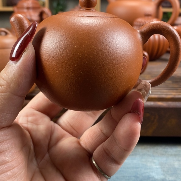 紫砂茶壶龙**下原矿紫砂壶