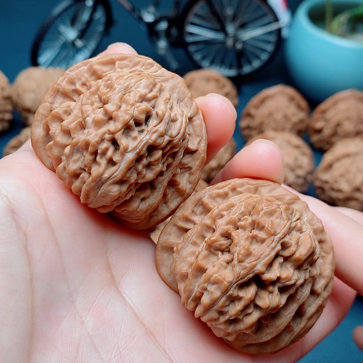 把件文玩核桃四座楼43全品