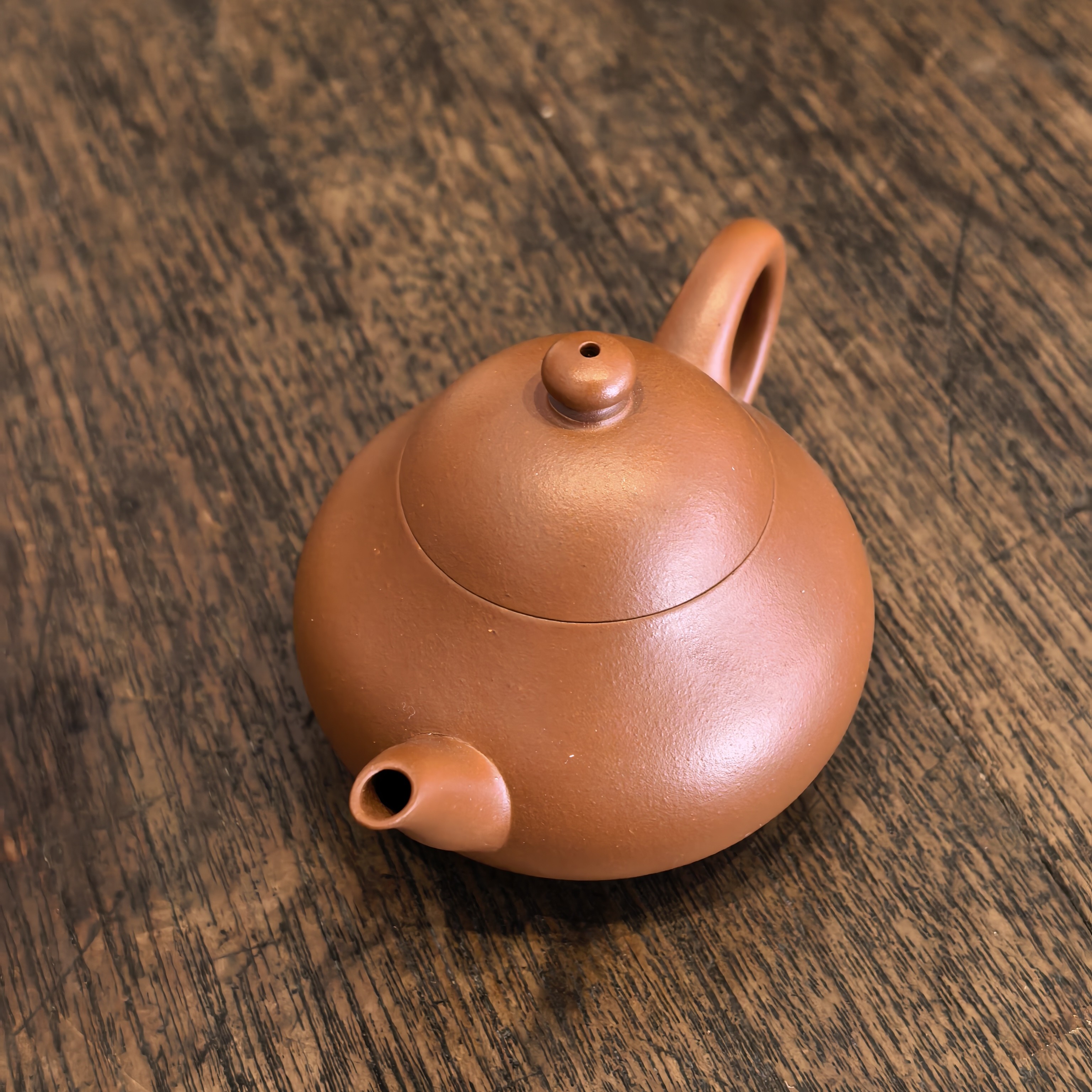 小煤窑朱泥慕古矮梨小容量小品壶生砂生料泡茶实用茶具泡茶壶家用