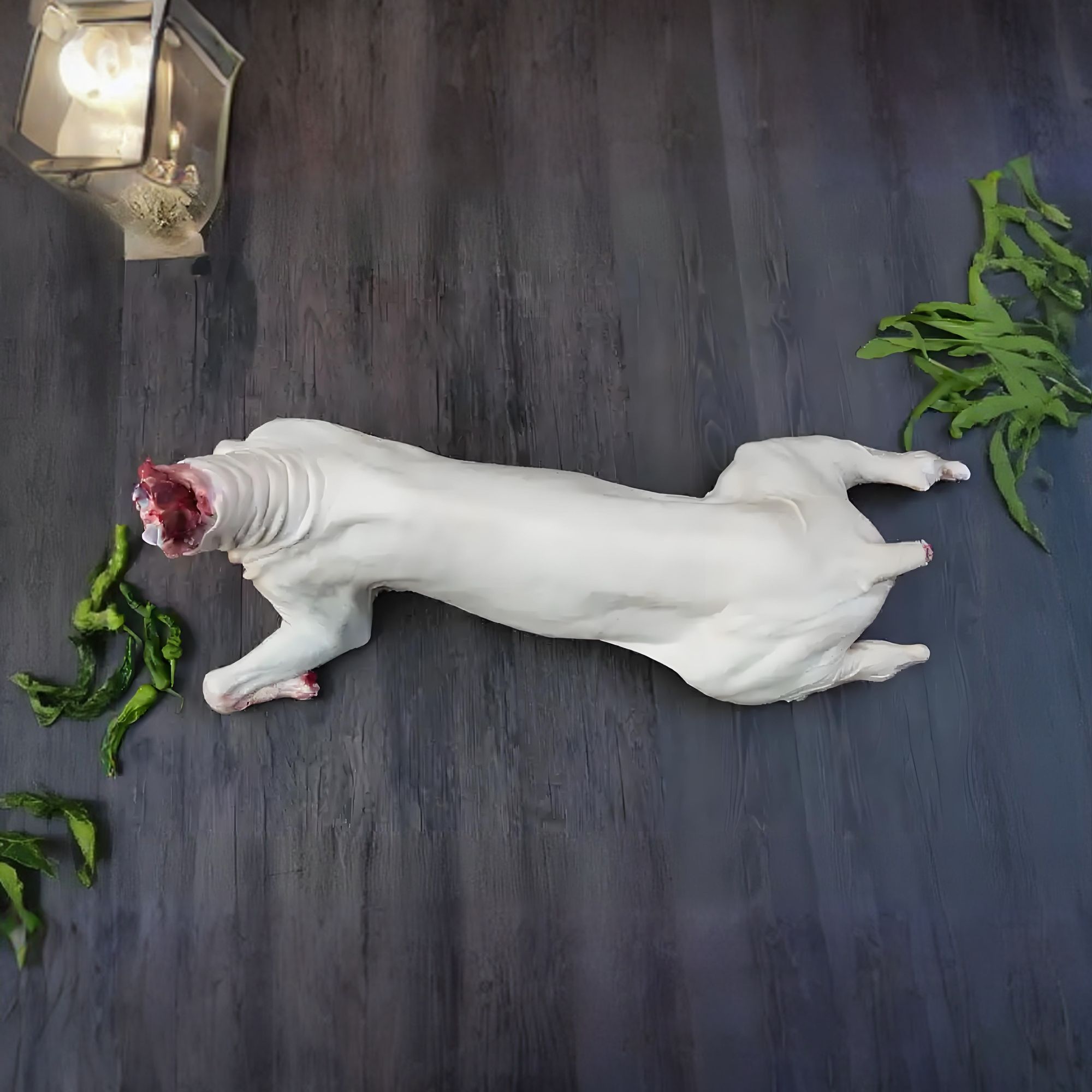 【带皮新鲜整羊10斤-15斤】正宗散养 寒地绒山羊草饲羊 顺丰包邮