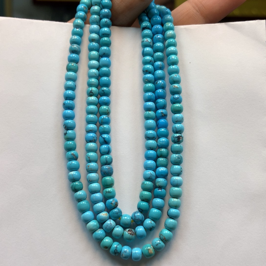 绿松石长链未镶嵌