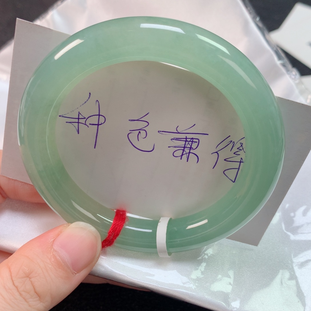 未镶嵌手镯翡翠缅甸天然翡翠手镯55