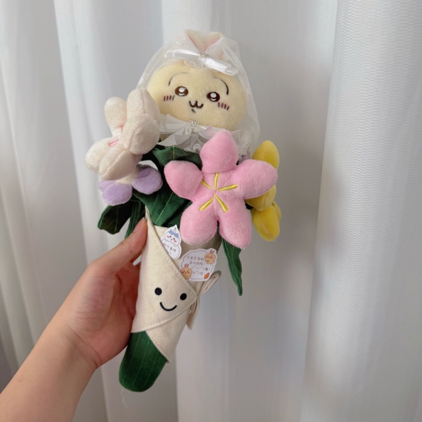花束DIY手作款公仔挂件<不含公仔 公仔可直播自行挑选>
