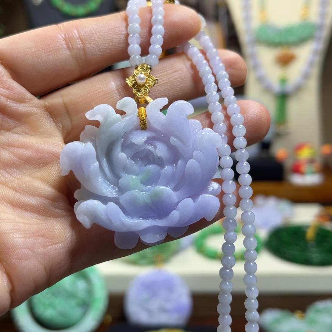 瑜***翡翠未镶嵌颈饰天然翡翠