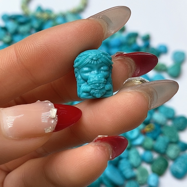 绿松石珠宝奇石未镶嵌