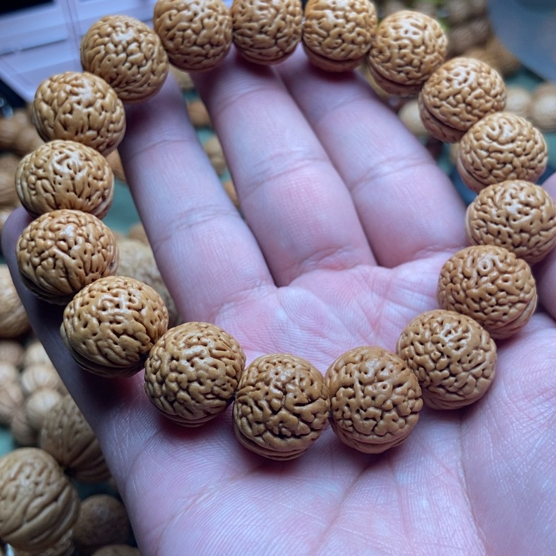 手串桃核肌肉龙珠桃核手串毕业款17