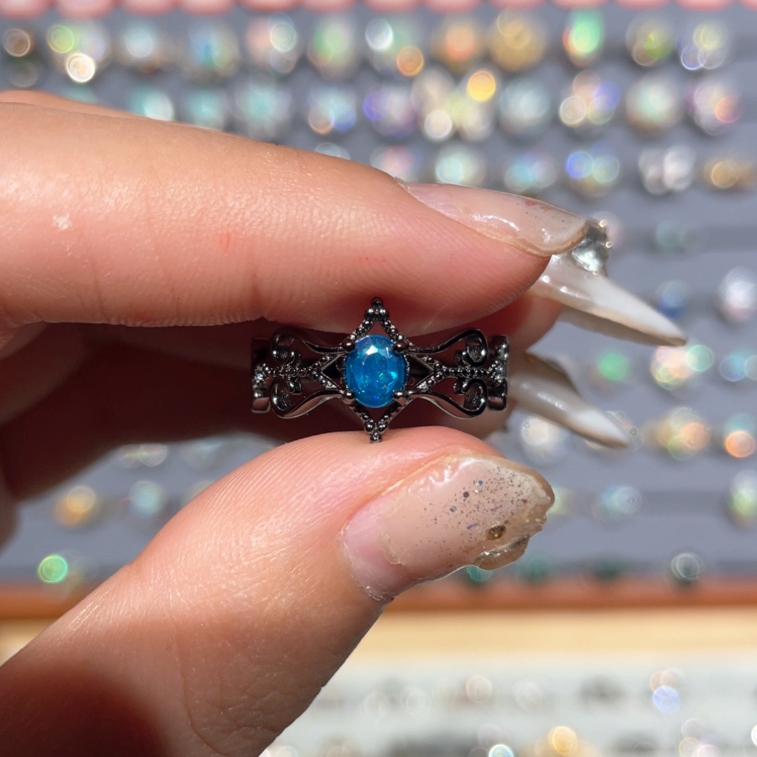 欧泊欧泊戒指银S925镶嵌