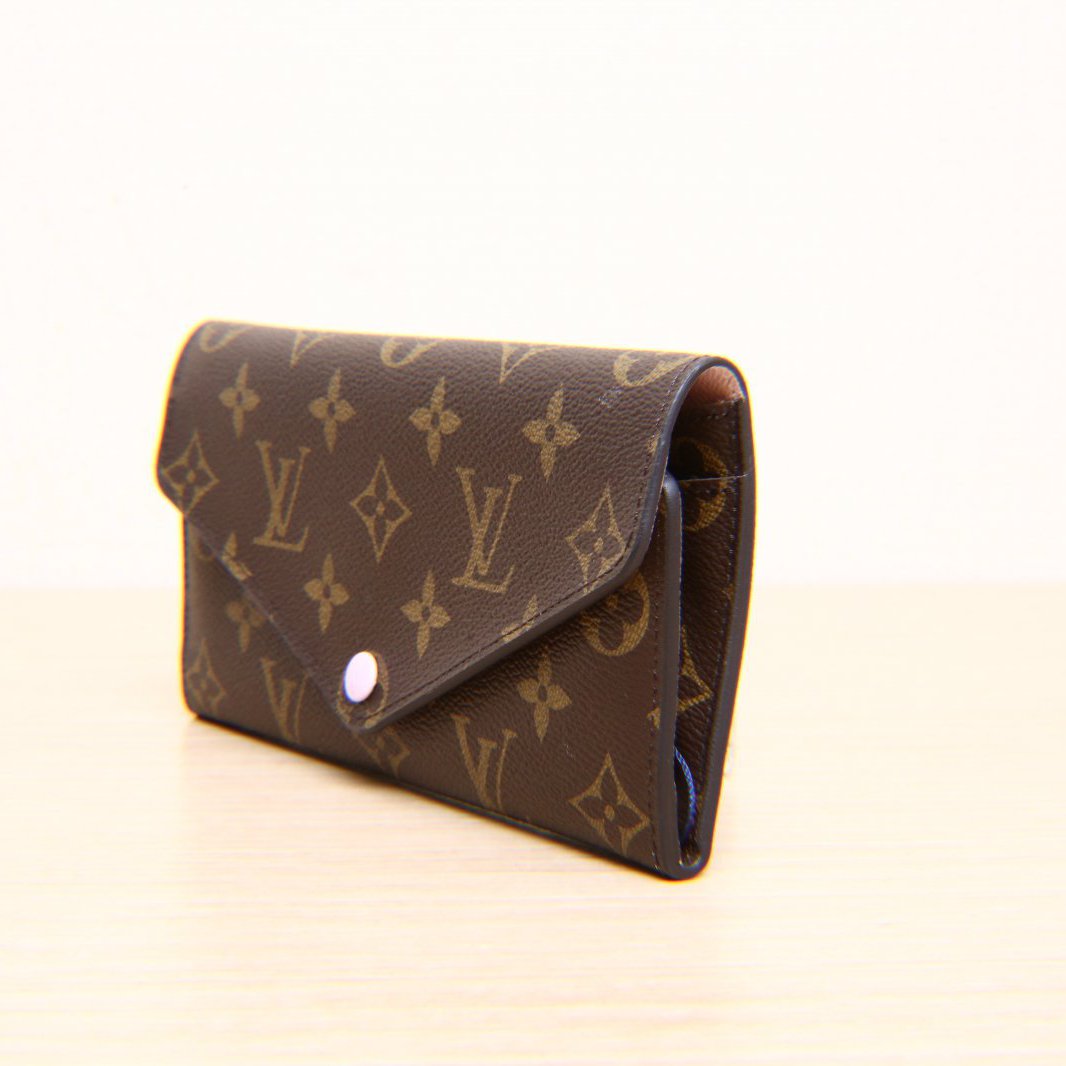 99新 LouisVuitton/路易威登 小花柳 豆子钱夹 2018 二合一