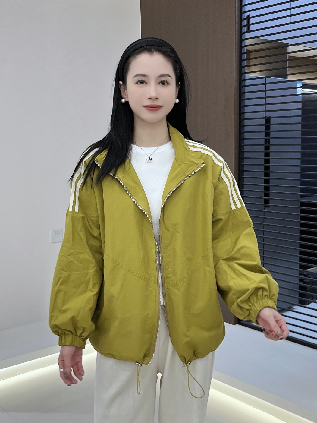 【Si&华严选】冲锋衣夹棉外套时尚宽松风衣夹克棒球服外套55371-1