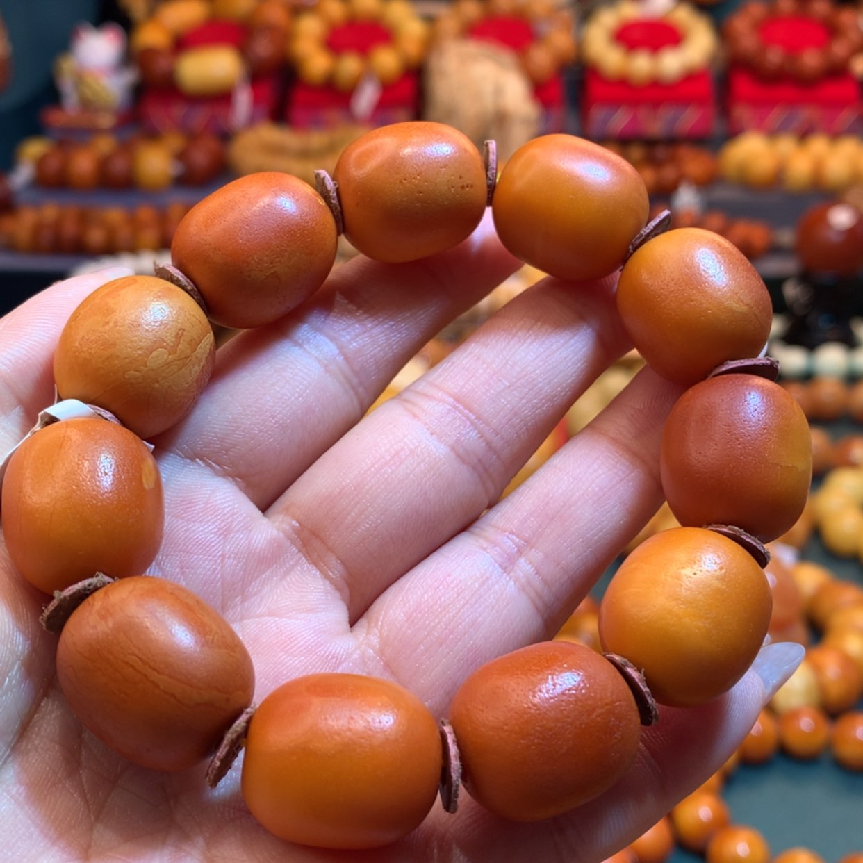 【闪购商品】蜜蜡手串未镶嵌蜜蜡手串