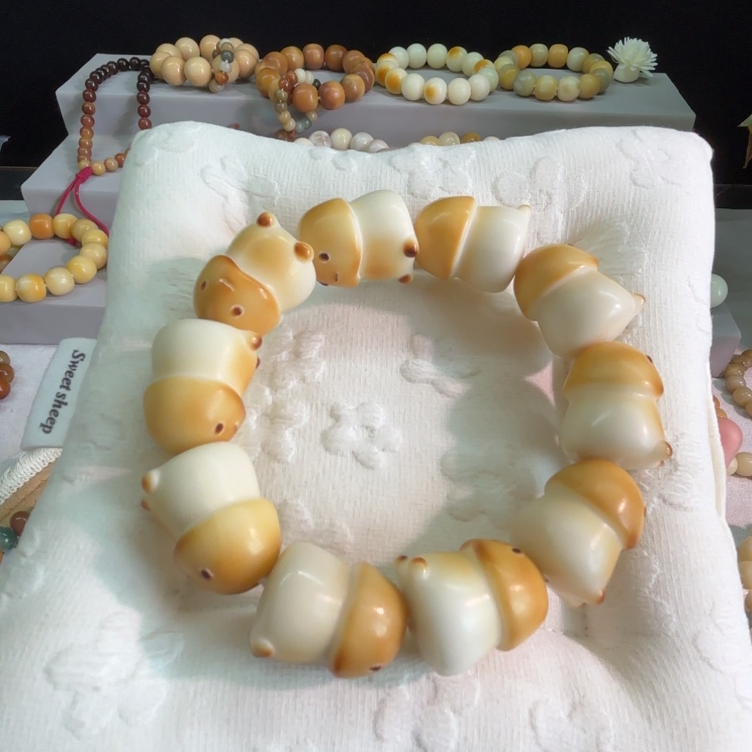 菩提根/象牙果吊坠小鸡