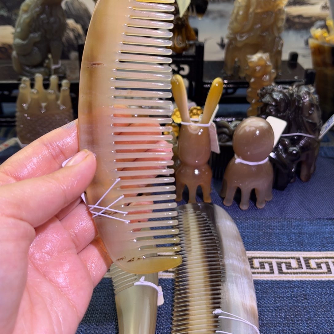 老白水牛角福利包包梳