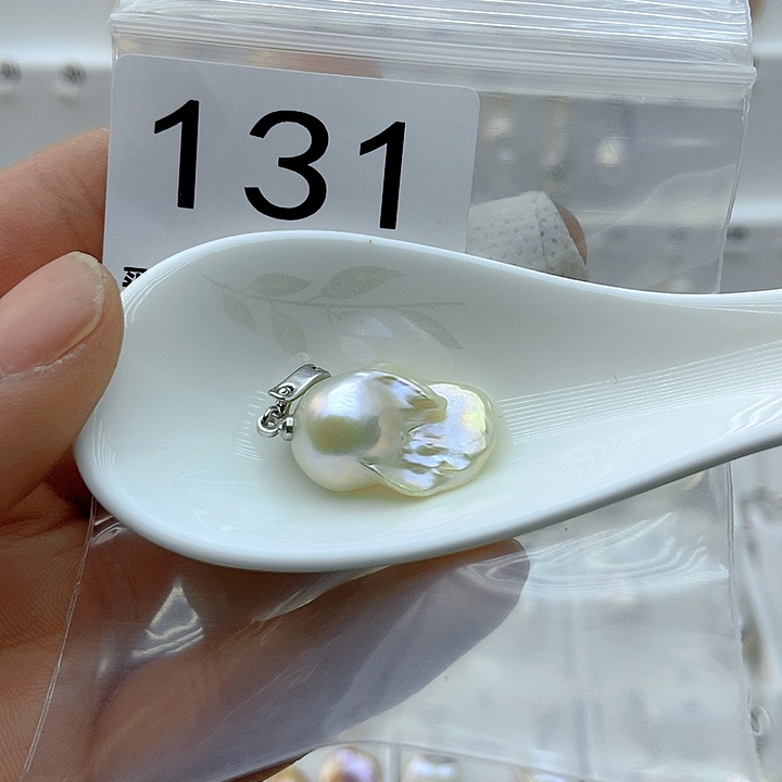 淡水珍珠颈饰银S925镶嵌