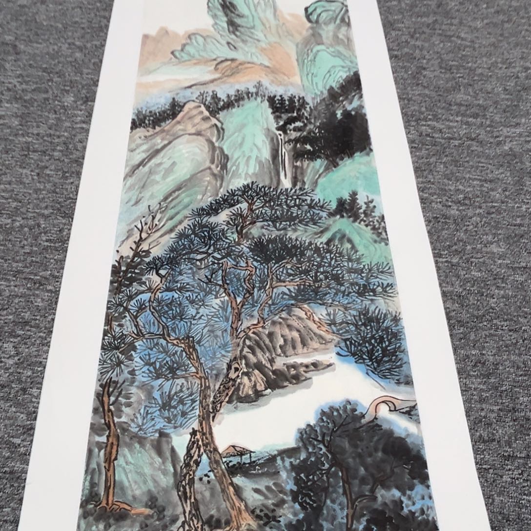 国画绘画作品多次