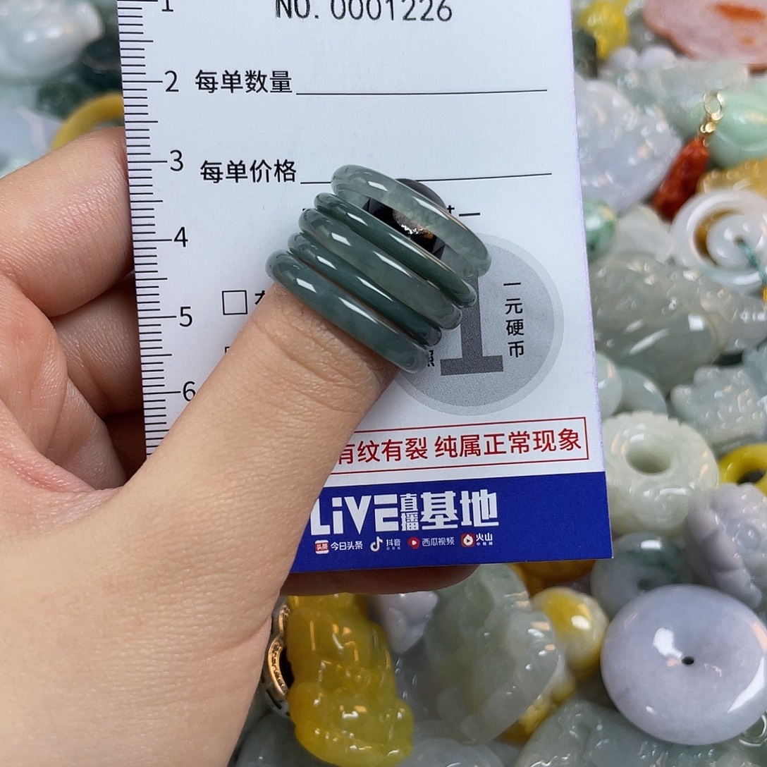 翡翠未镶嵌颈饰1226