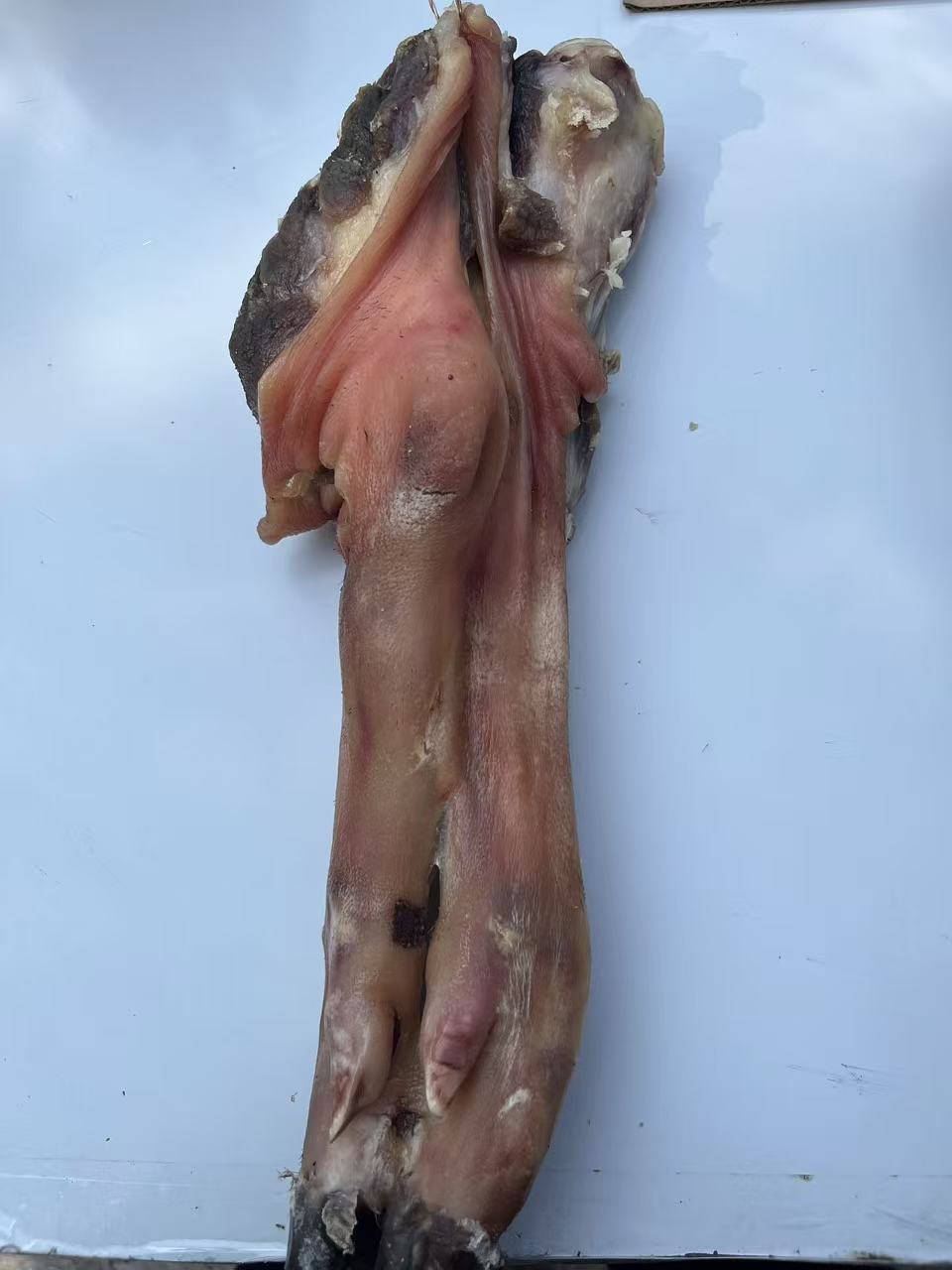 【原味腊猪脚半只】【默认切割】原味日晒 【不支持试吃】