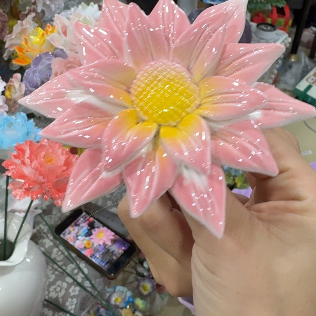 陶瓷花拍满20元发货，退款的拉黑