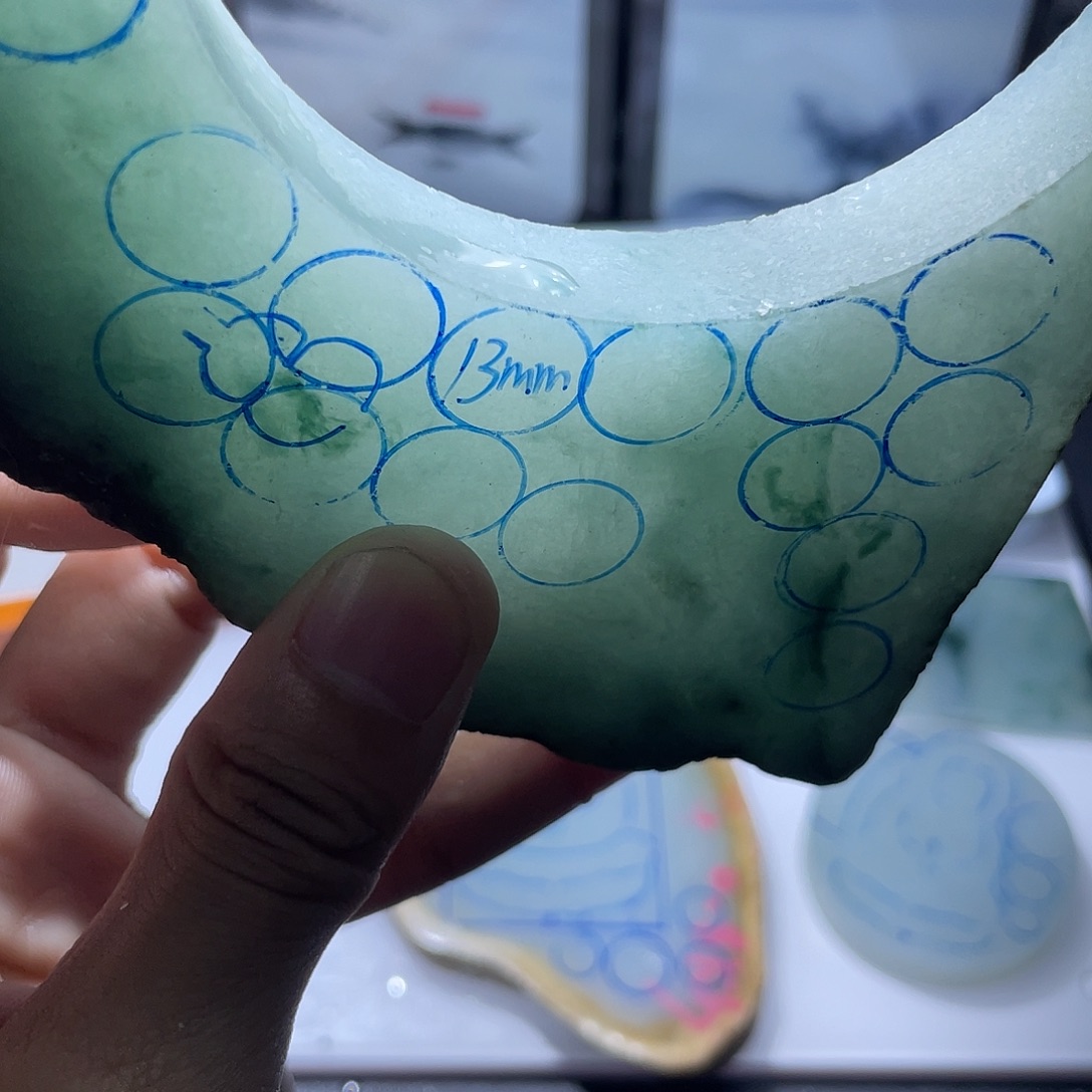 爱****定制翡翠未镶嵌翡翠