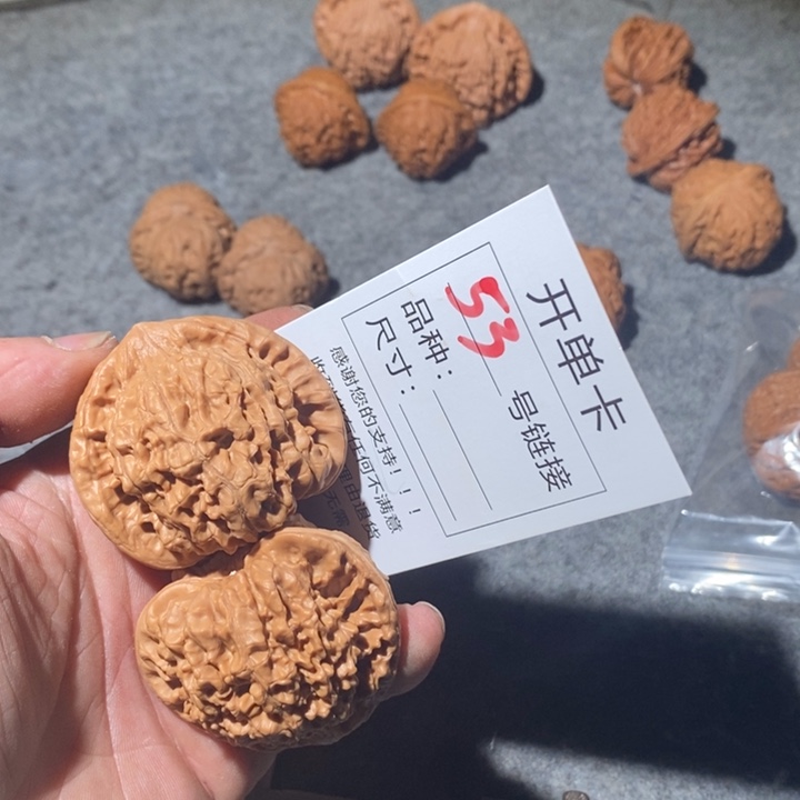 文玩核桃把件53路我摸我摸哦