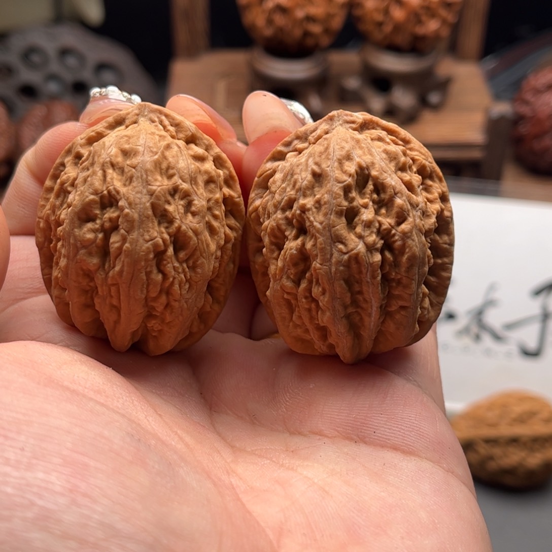 文玩核桃把件关东木子家楸大胖44