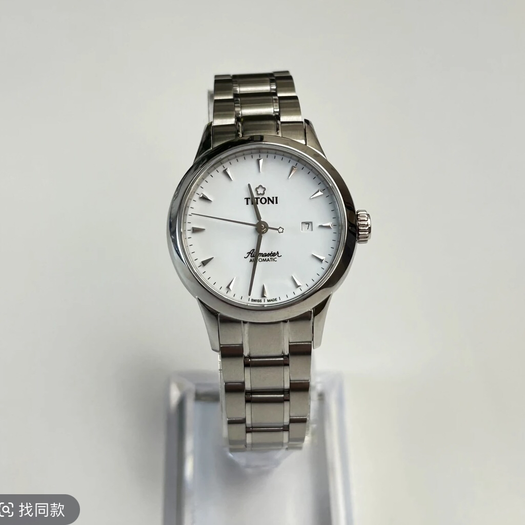 95新 Titoni/梅花 梅花C/G0351/自动机械瑞士名表/表径29mm