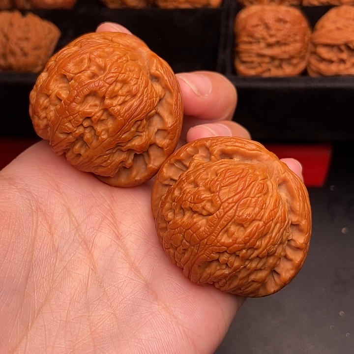 文玩核桃把件秦岭核桃文玩核桃