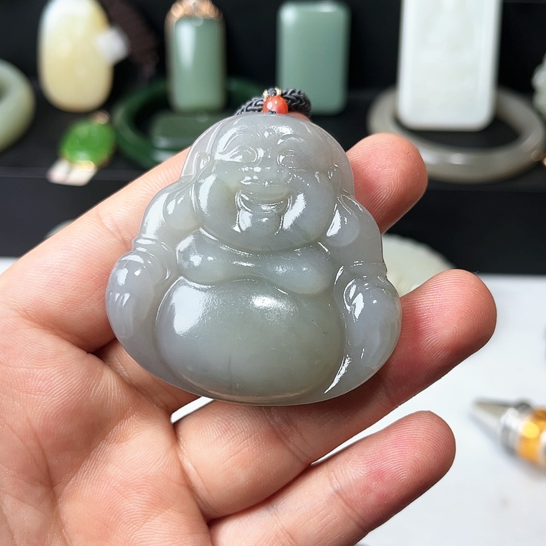 和田玉未镶嵌吊坠(不含链)11