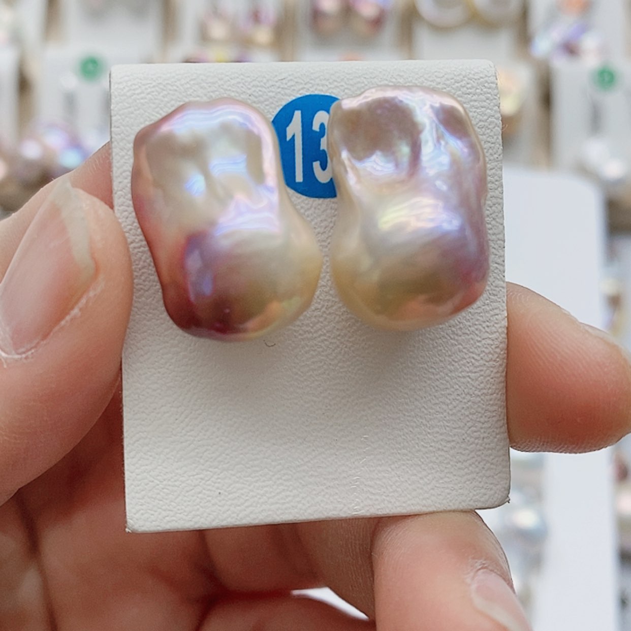 【闪购商品】淡水珍珠耳饰银S925镶嵌