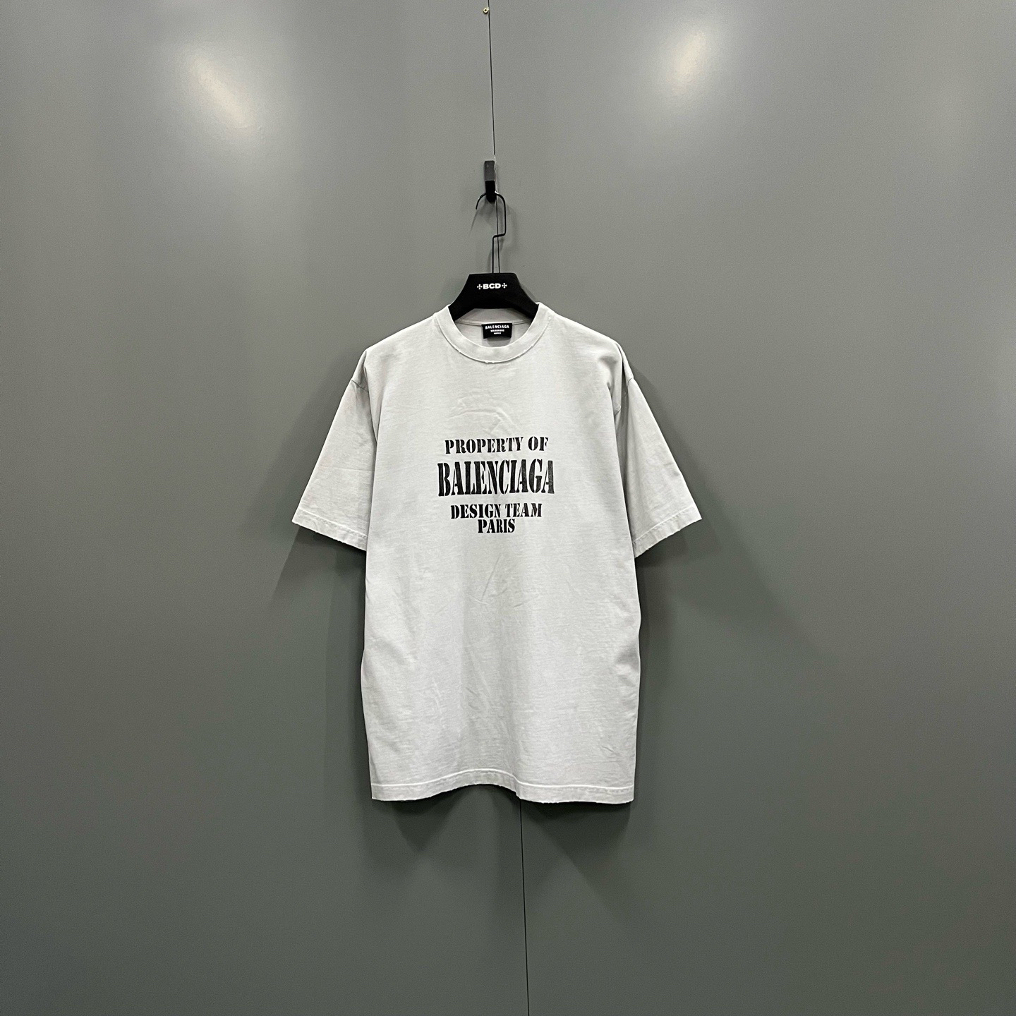 99新 Balenciaga/巴黎世家 (ll) 字母印花logo短袖 XS码/610951