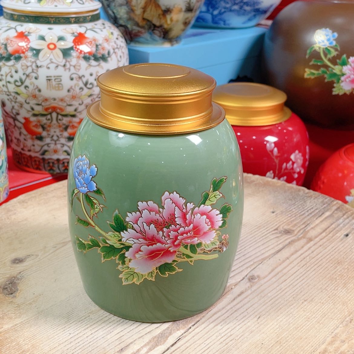 【闪购商品】罐陶瓷茶叶罐密封罐